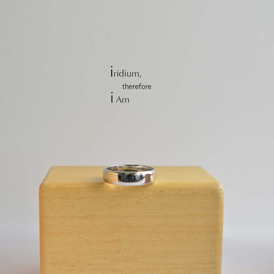 Custom Polished Iridium Ring|A Symbol of Endurance, Commitment & Scientific Reverence - LOVELY ROBIN