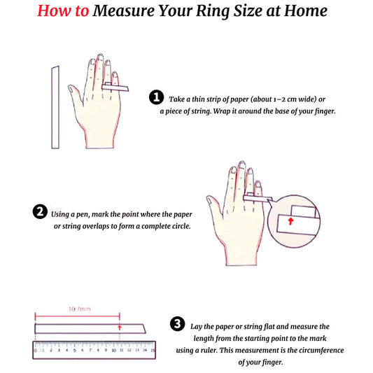 How to Measure Your Ring Size at Home