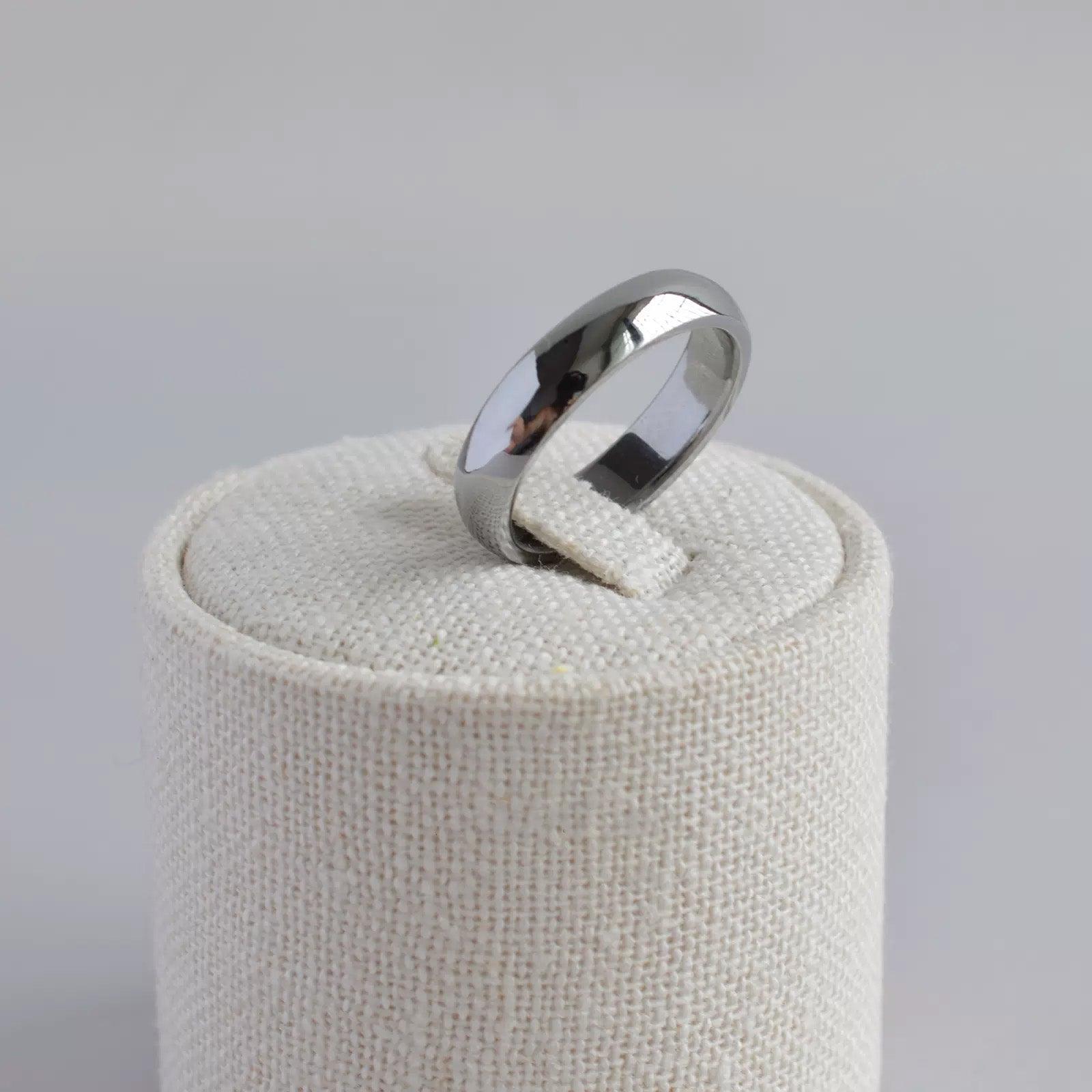 No.75 Pure Rhenium Special Custom Dense Curved Ring - LOVELY ROBIN
