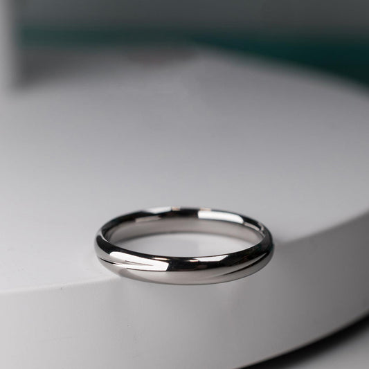 No.41 Minimalist Cool-Style Pure Niobium Ring - LOVELY ROBIN