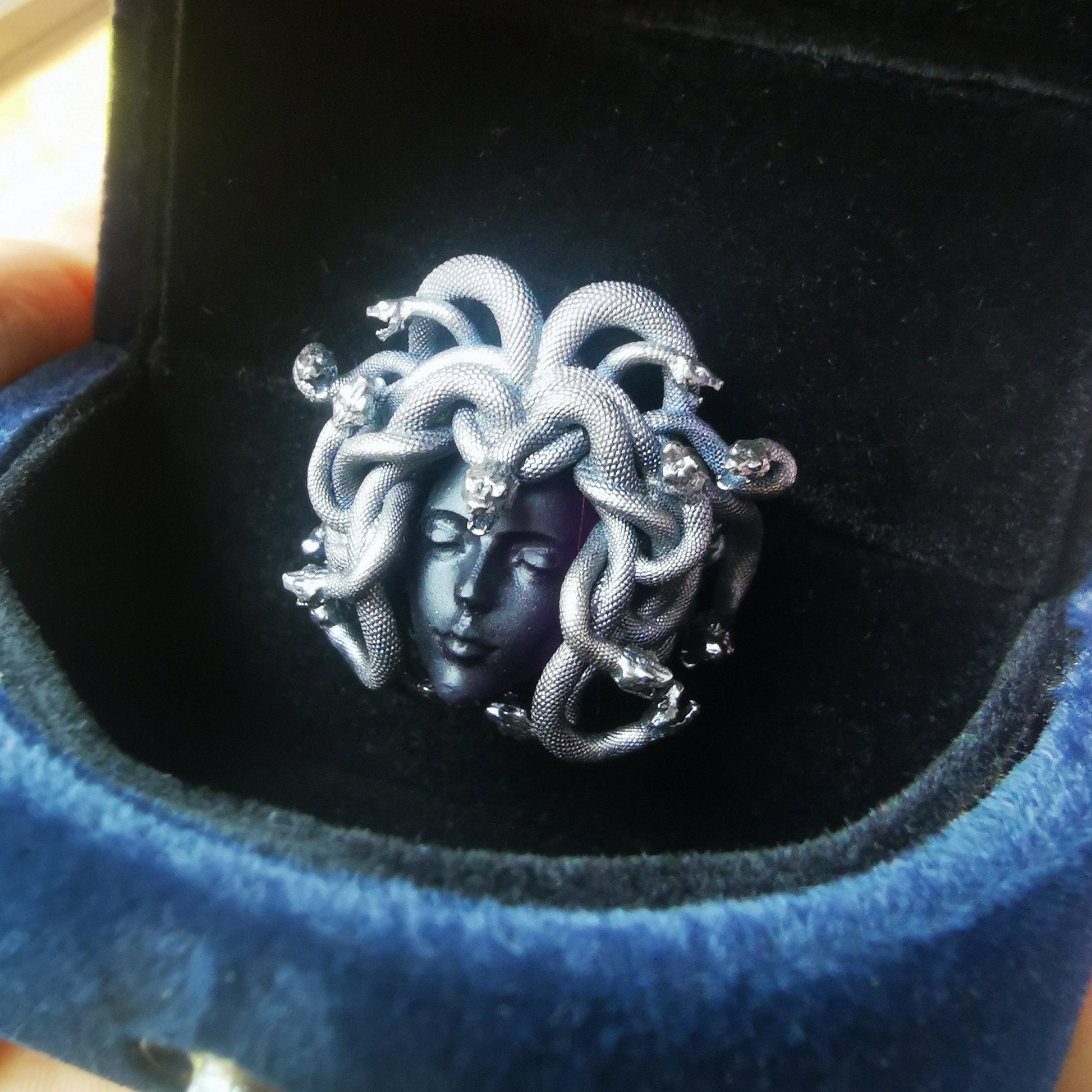 Medusa Crystal Empowerment Ring - LOVELY ROBIN