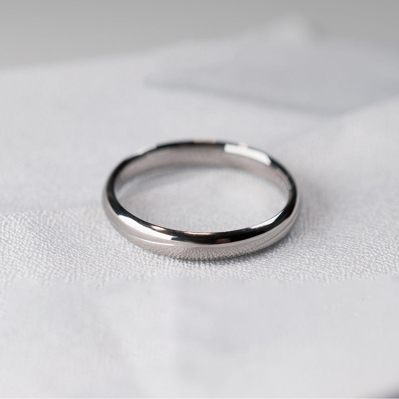 No.41 Minimalist Cool-Style Pure Niobium Ring - LOVELY ROBIN