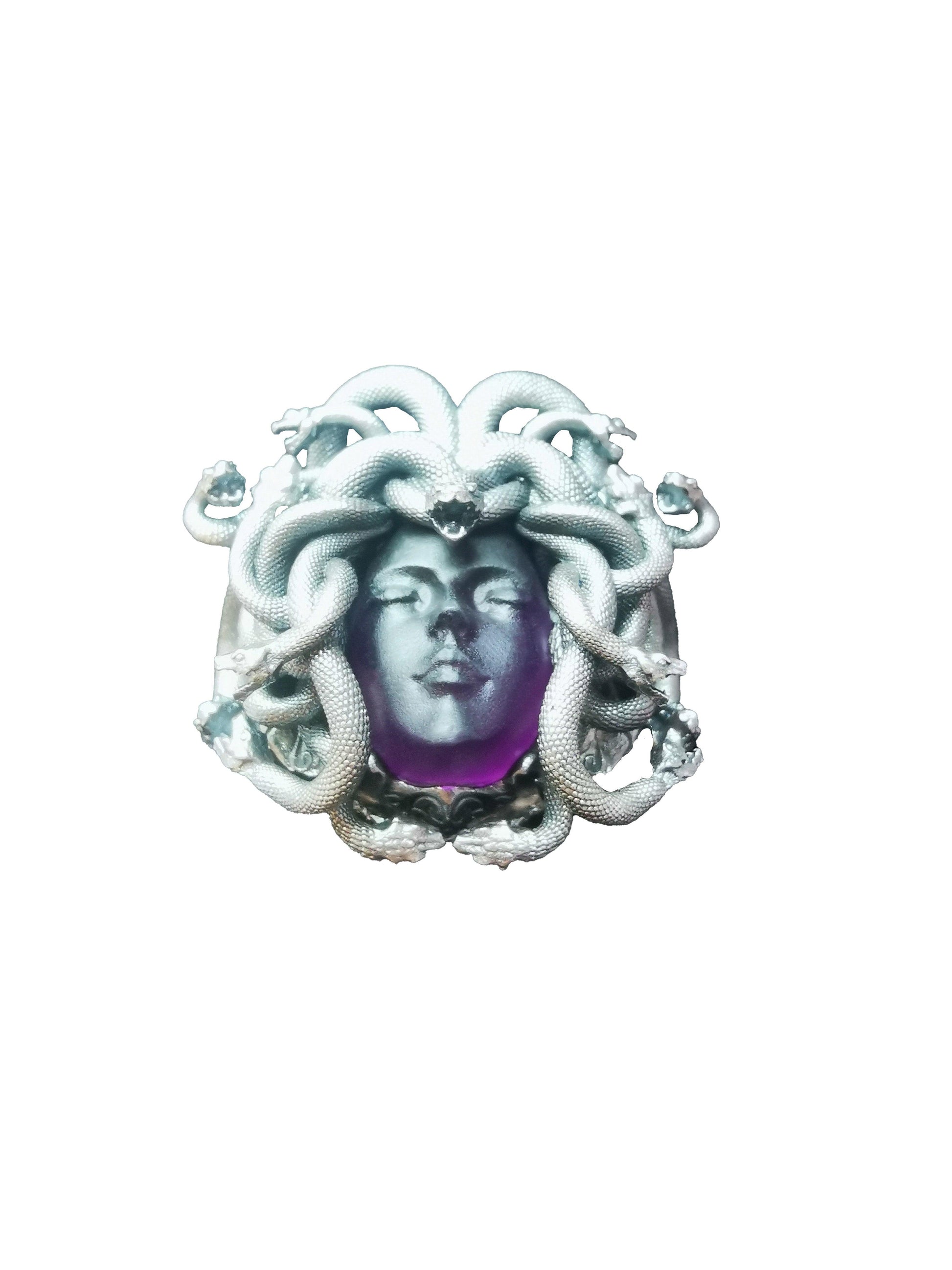 Medusa Crystal Empowerment Ring - LOVELY ROBIN