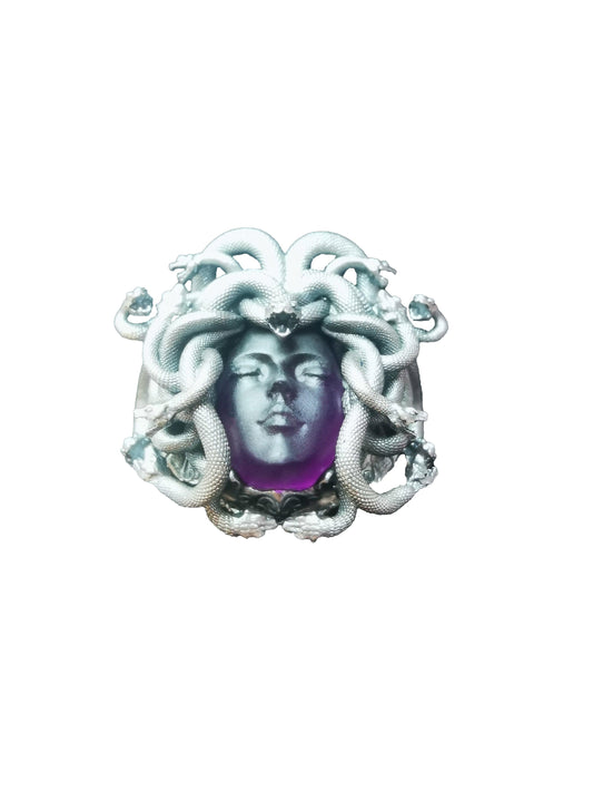 Medusa Crystal Empowerment Ring - LOVELY ROBIN