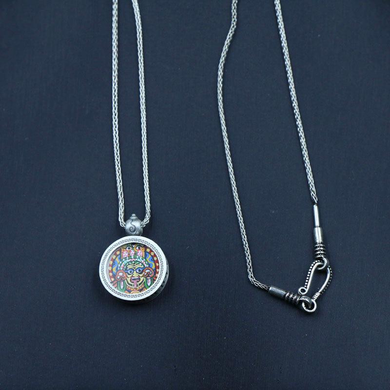 Tibetan Spirit-Thangka Guardian Necklace - LOVELY ROBIN