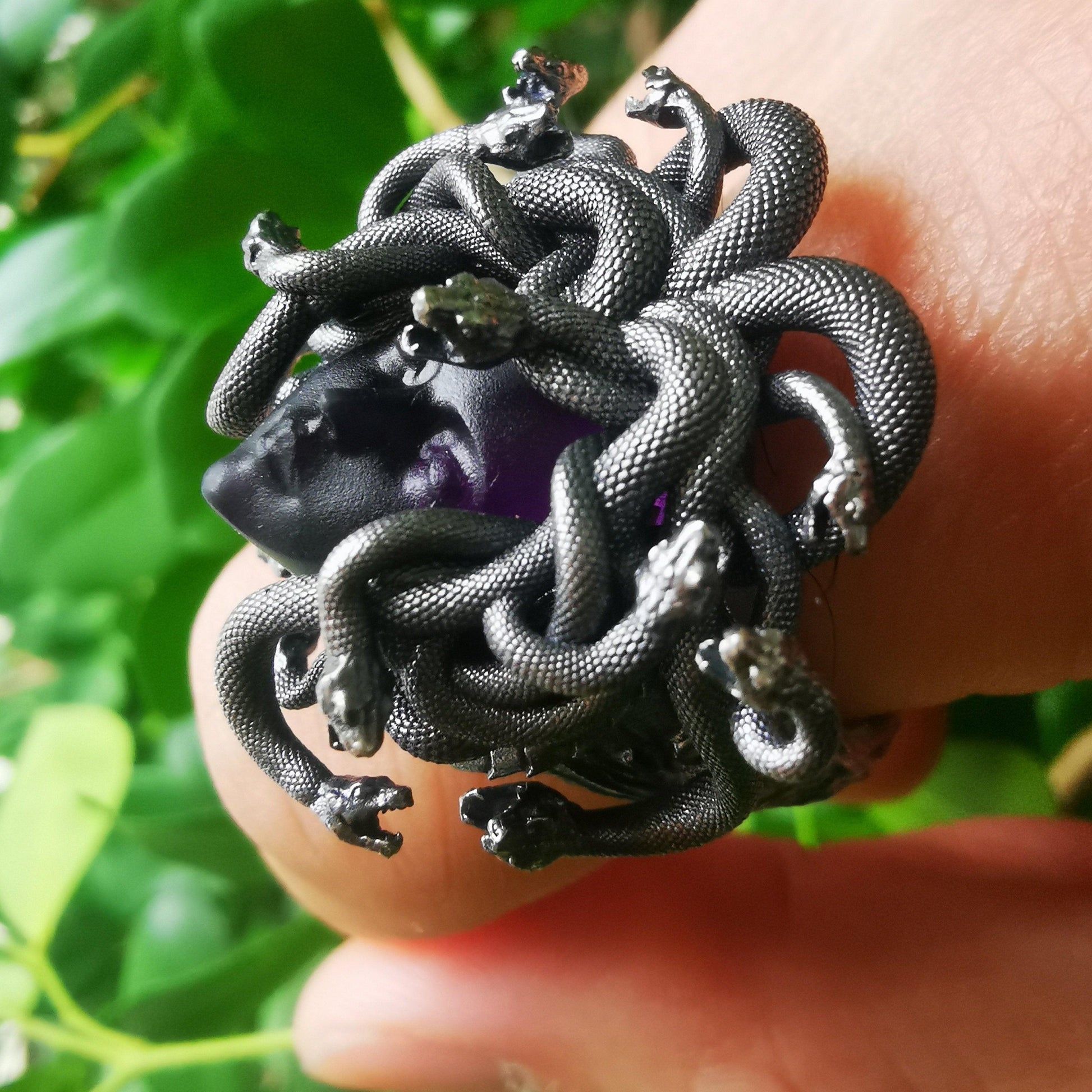 Medusa Crystal Empowerment Ring - LOVELY ROBIN