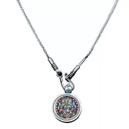 Tibetan Spirit-Thangka Guardian Necklace - LOVELY ROBIN