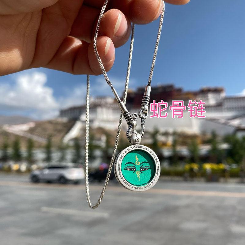 Tibetan Spirit-Thangka Guardian Necklace - LOVELY ROBIN