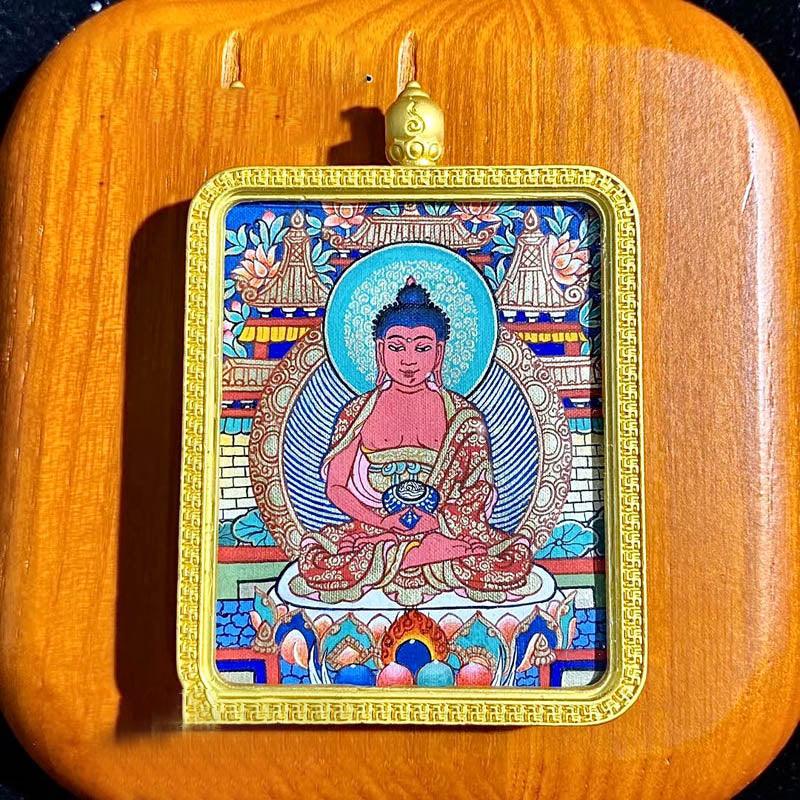 Tibetan Spirit-Thangka Guardian Necklace - LOVELY ROBIN