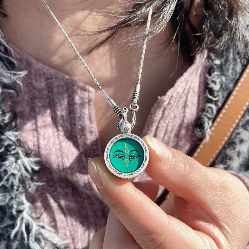Tibetan Spirit-Thangka Guardian Necklace - LOVELY ROBIN