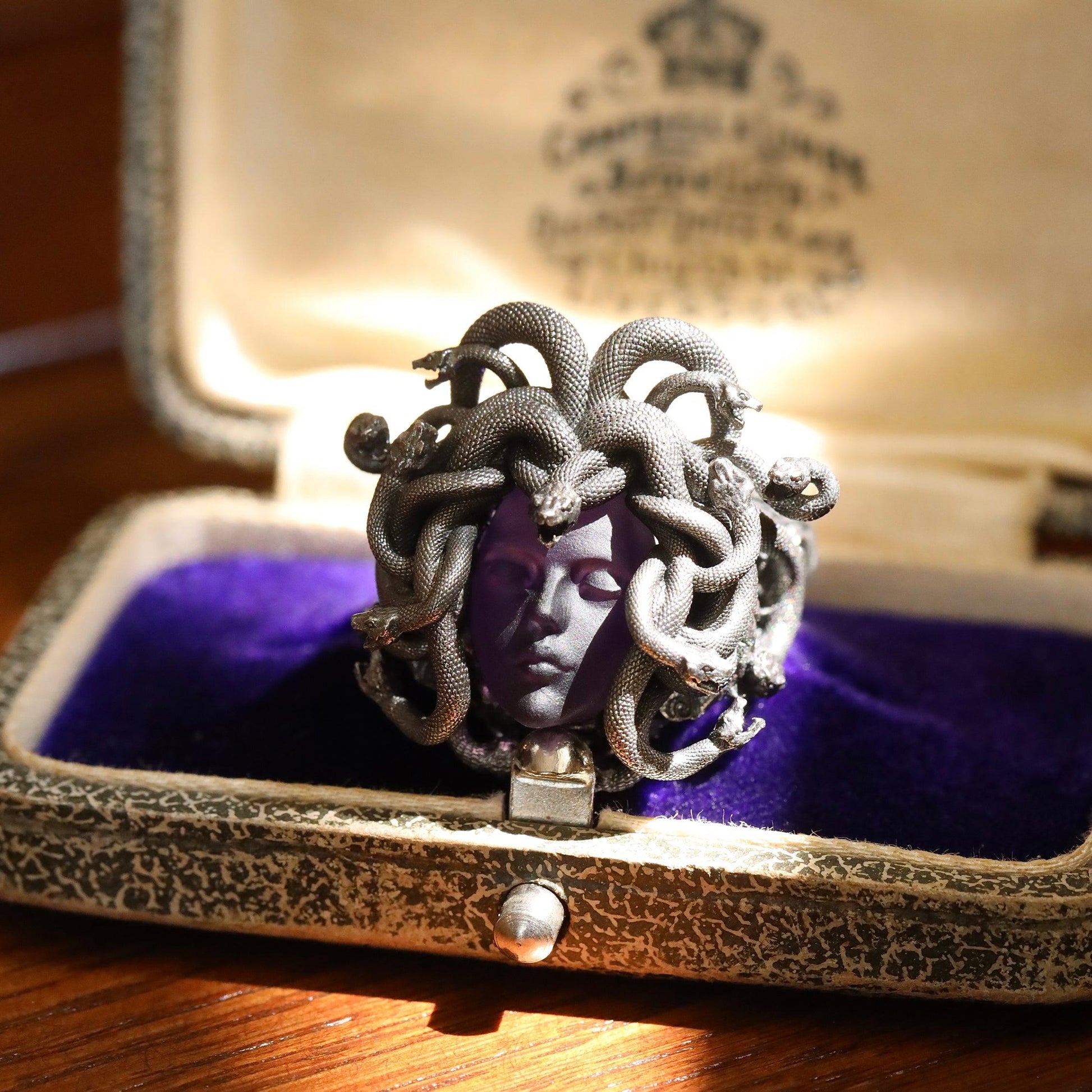 Medusa Crystal Empowerment Ring - LOVELY ROBIN