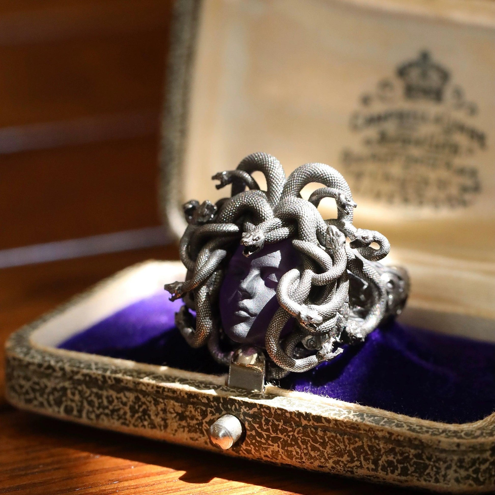 Medusa Crystal Empowerment Ring - LOVELY ROBIN