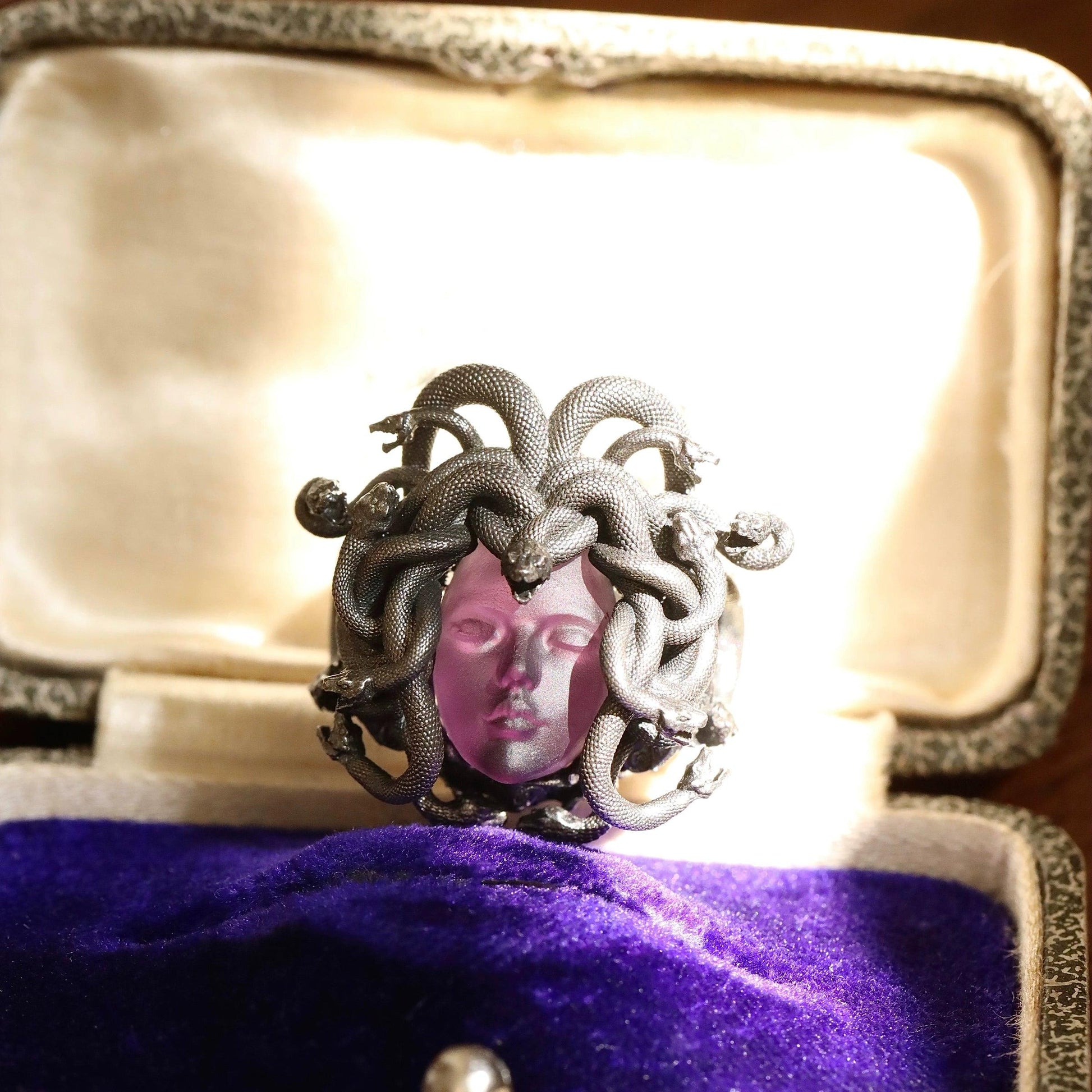 Medusa Crystal Empowerment Ring - LOVELY ROBIN