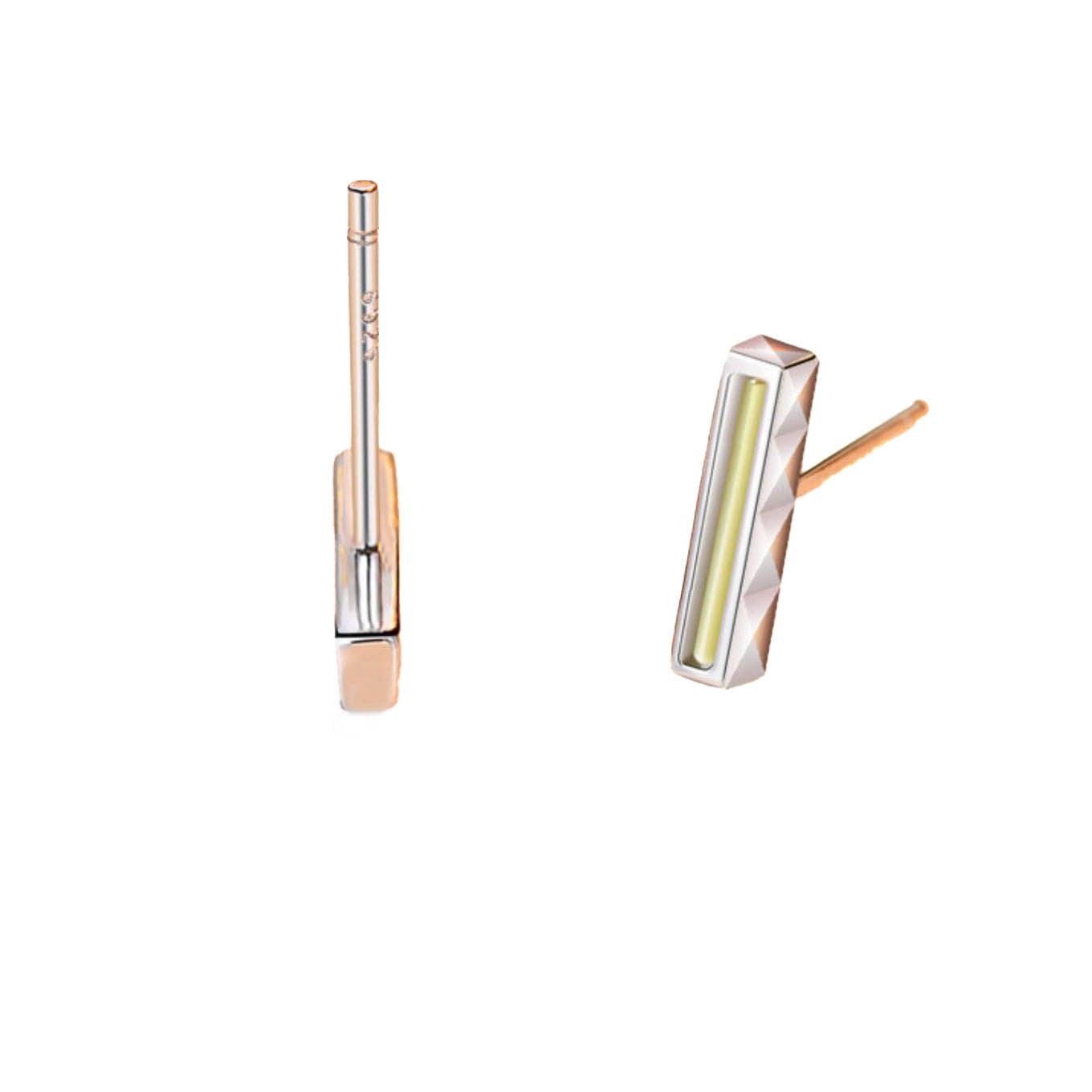 Tritium Glow Pure Silver Earrings-High-End Luminous Earrings for Trendy Men and Women - LOVELY ROBIN