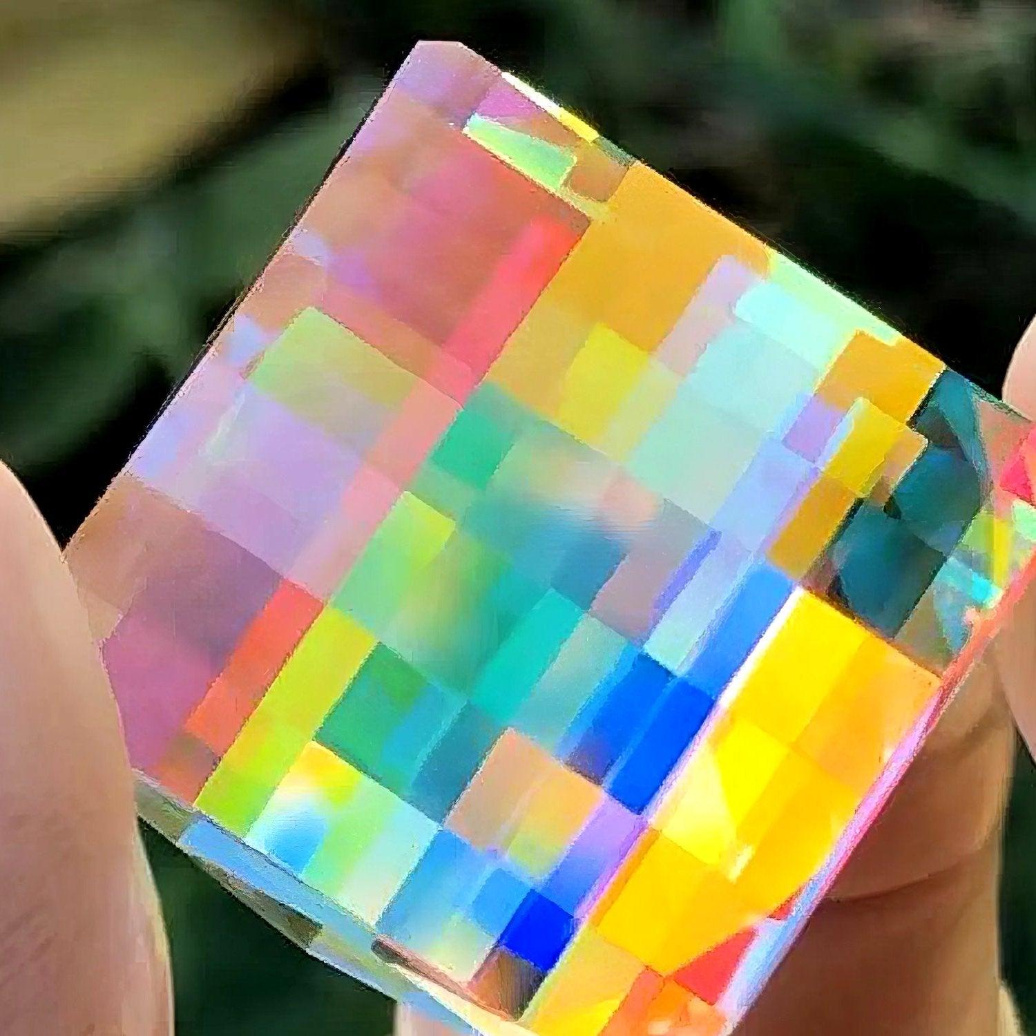 Cyber Mosaic Pixel Gemstone - LOVELY ROBIN