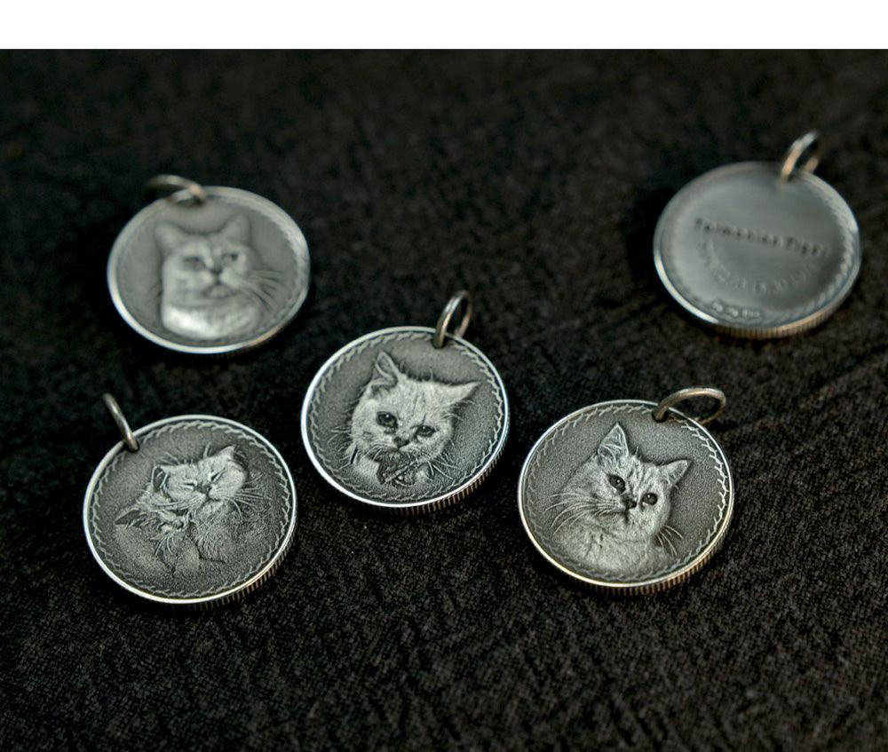 Custom Photo Commemorative Silver Coin - LOVELY ROBIN