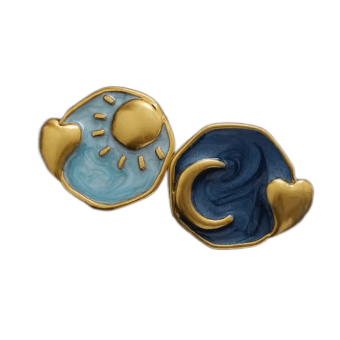 Sun & Moon Twilight Earrings - LOVELY ROBIN