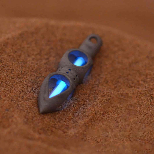 Cyber Vajra Tritium Titanium Pendant