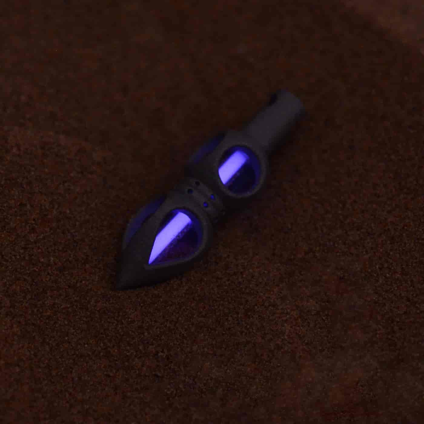 Cyber Vajra Tritium Titanium Pendant