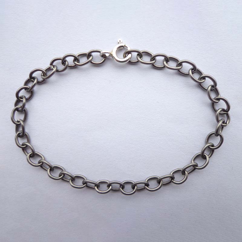 Handcrafted Minimalist Niobium Bracelet