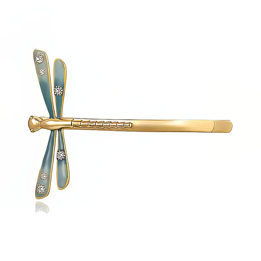 Gradient Blue Dragonfly Hair Clip - LOVELY ROBIN