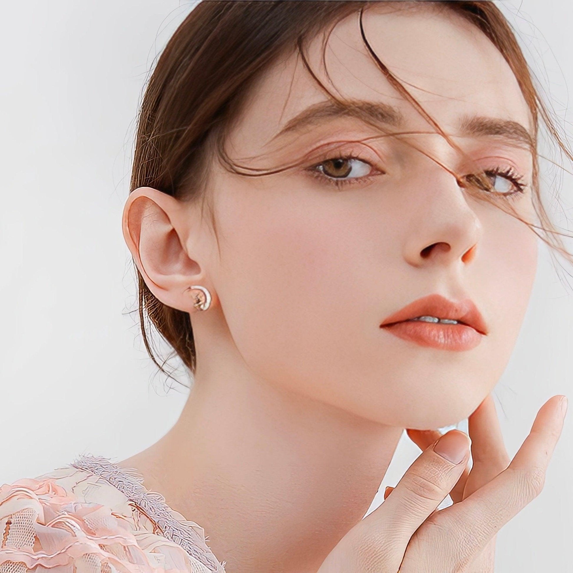 Christmas Asymmetrical Deer Earrings - LOVELY ROBIN