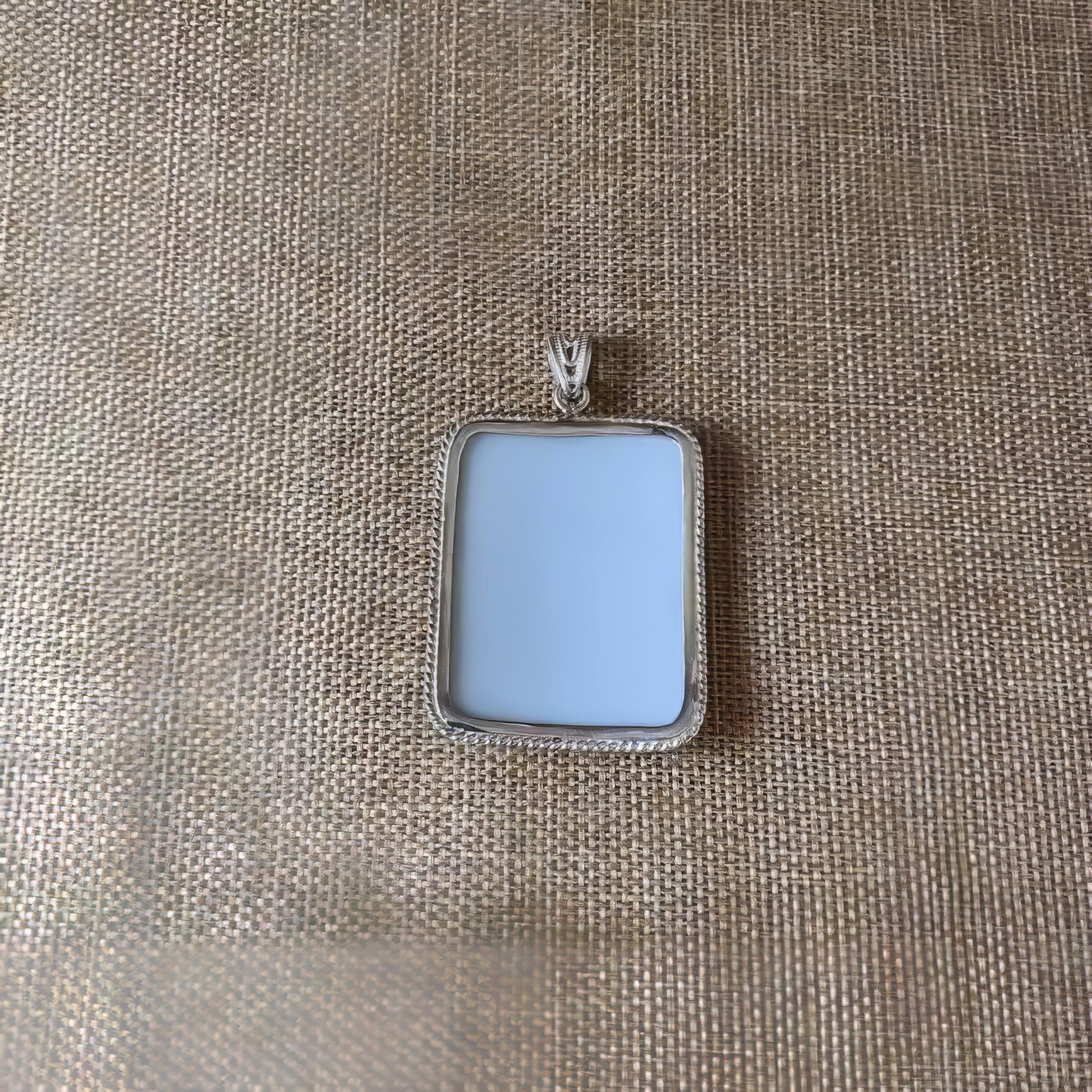 Blue and White Porcelain Pendant - LOVELY ROBIN