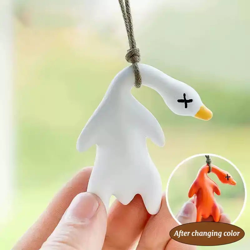 Sunlight Color-Changing Duck Pendant