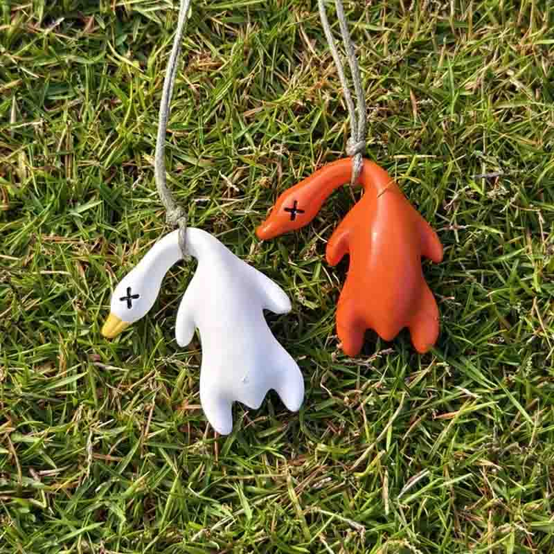 Sunlight Color-Changing Duck Pendant