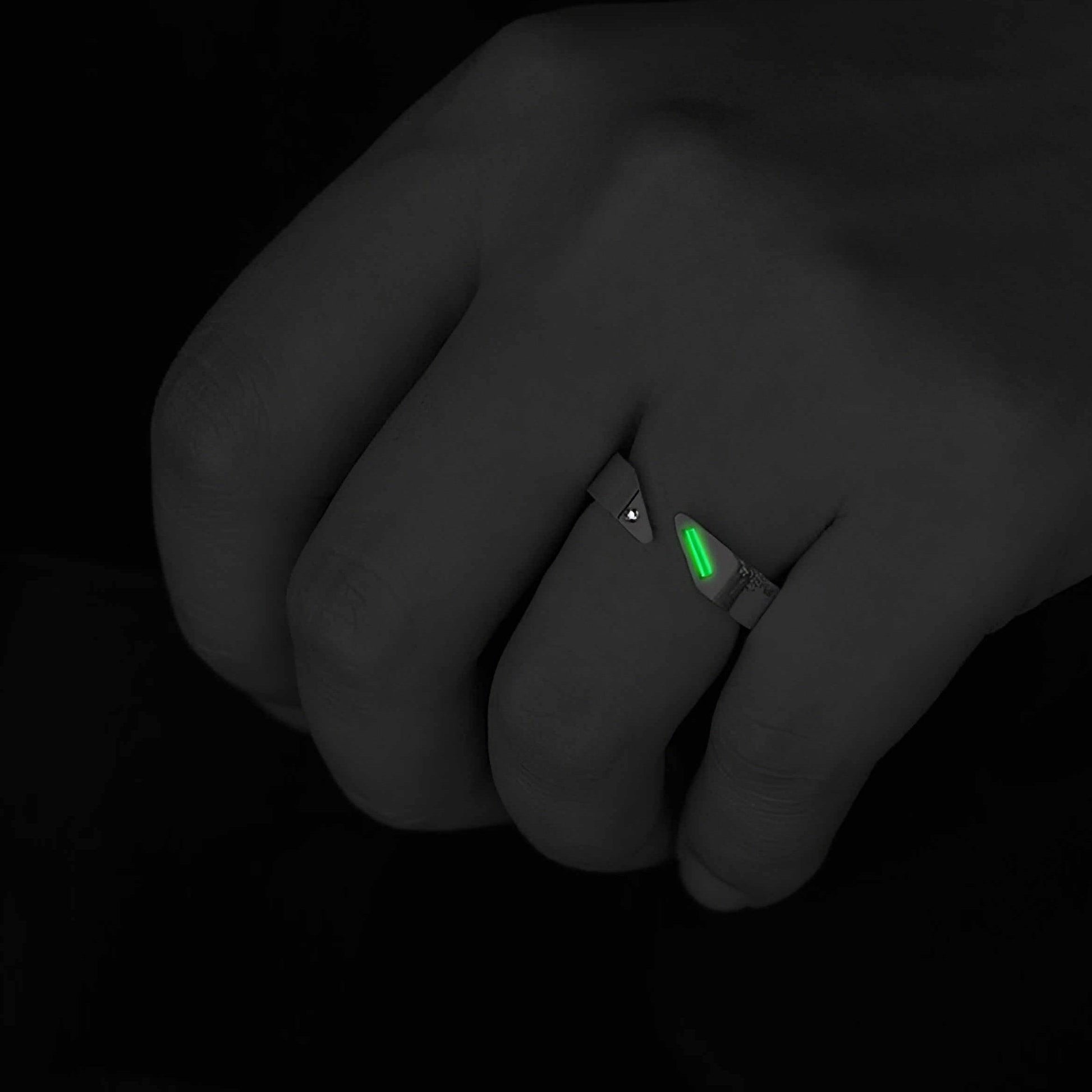 Tritium Self-Luminous Lotus Healing Ring - LOVELY ROBIN