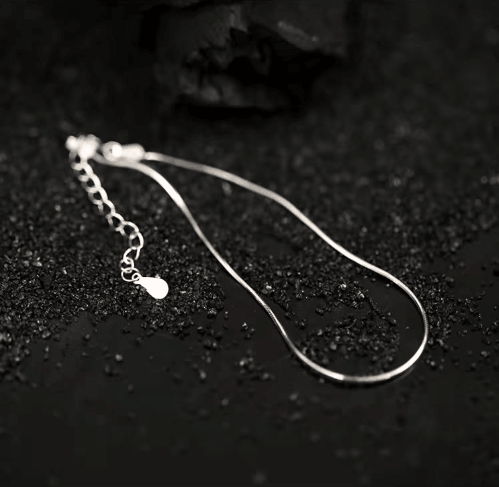 Silken Silver | Fine Sterling Silver Snake Chain Bracelet - LOVELY ROBIN
