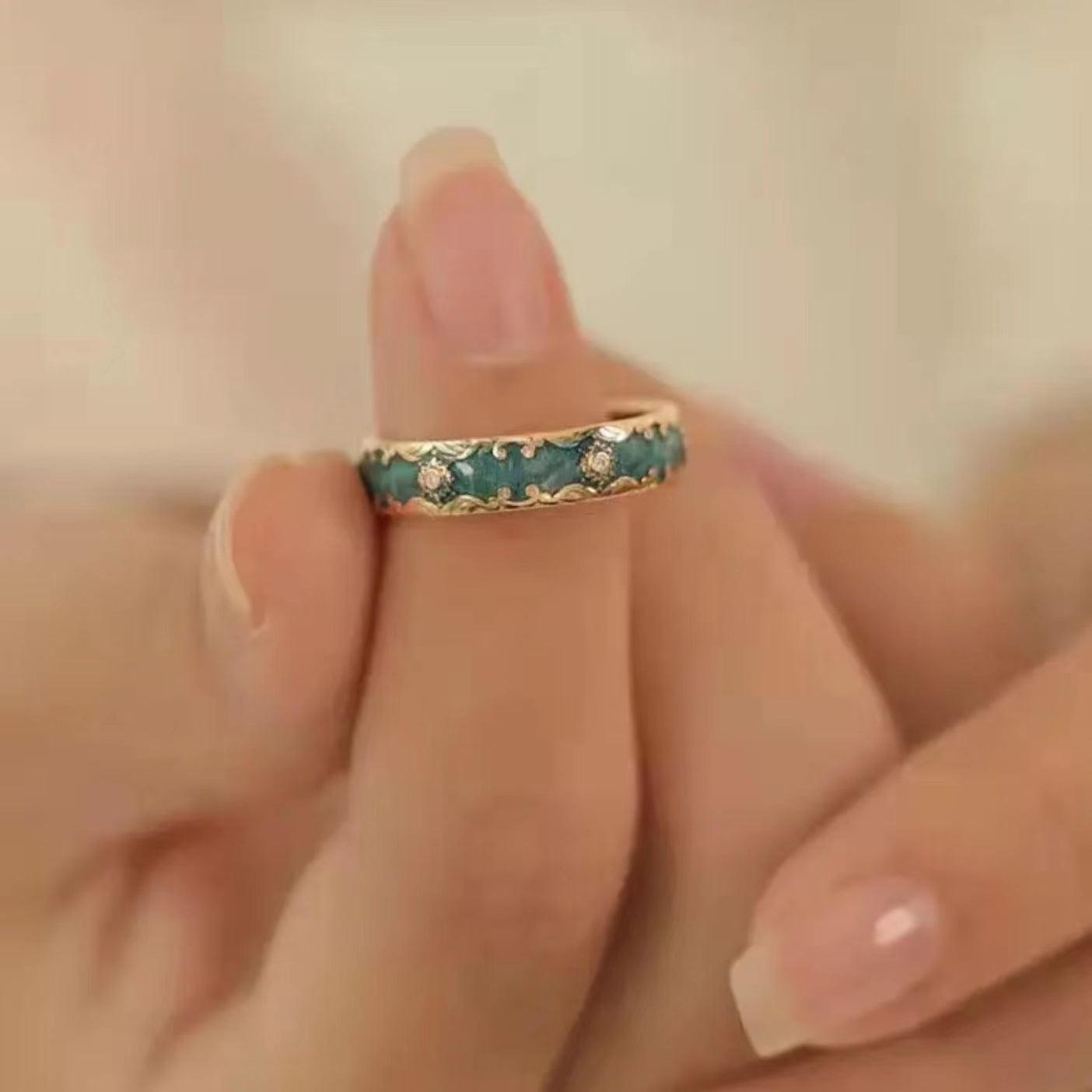 "Enchanted Bloom" Ring - LOVELY ROBIN