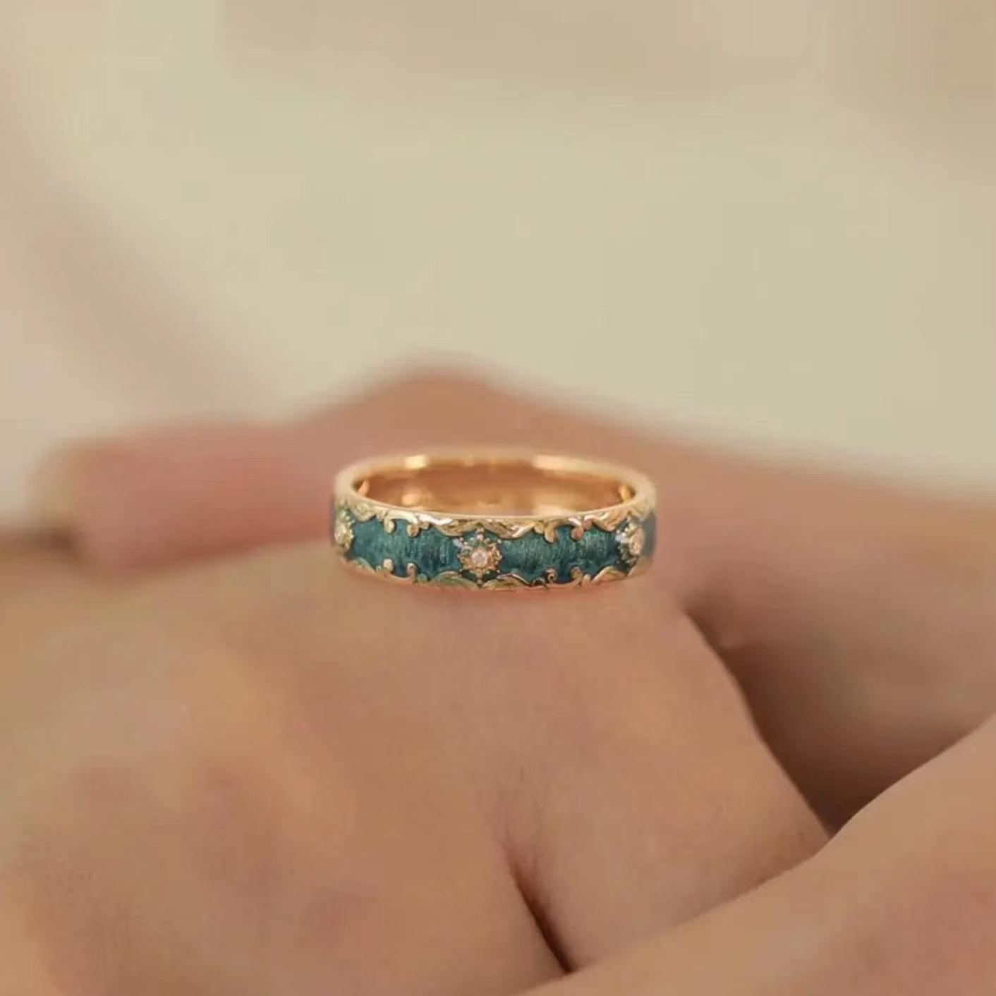 "Enchanted Bloom" Ring - LOVELY ROBIN