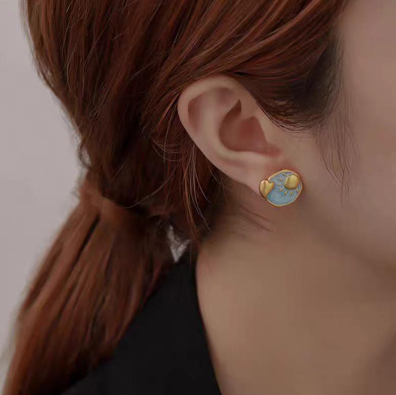 Sun & Moon Twilight Earrings - LOVELY ROBIN