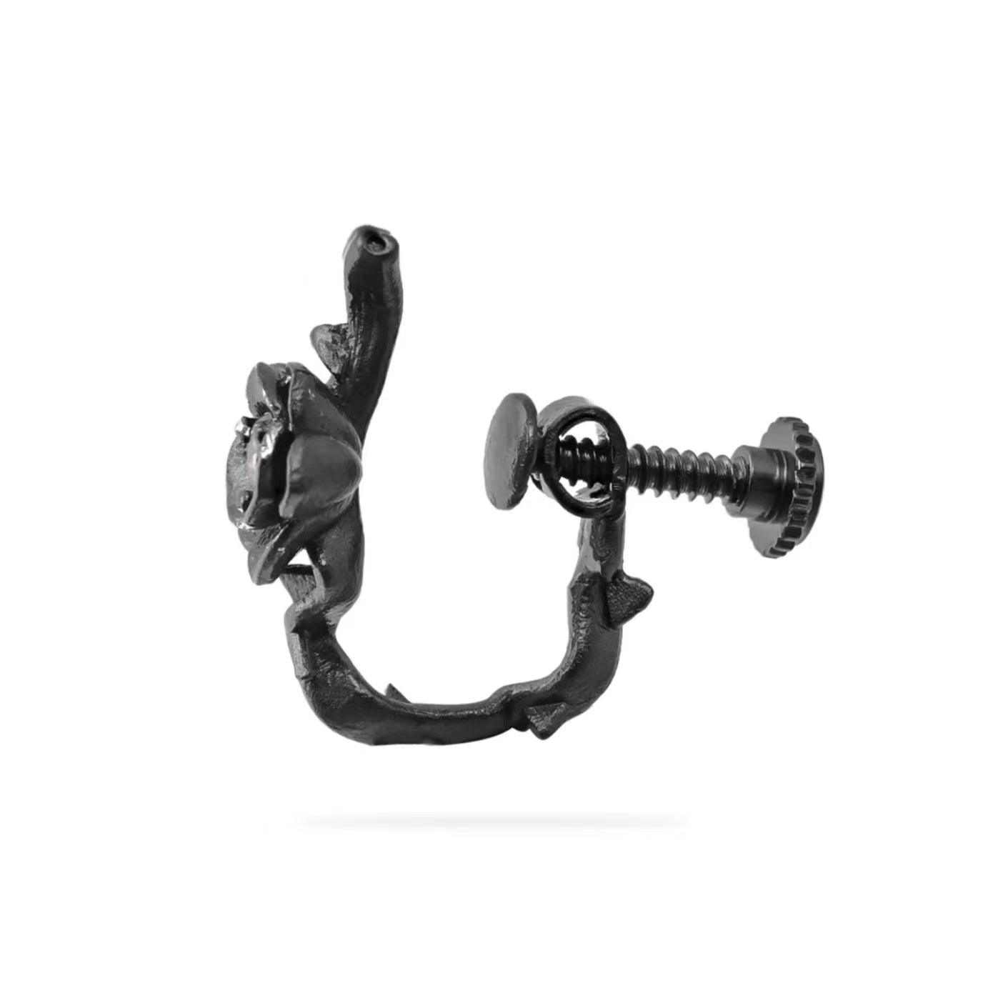 Moissanite Thorn Rose Non-Pierced Ear Cuff - LOVELY ROBIN