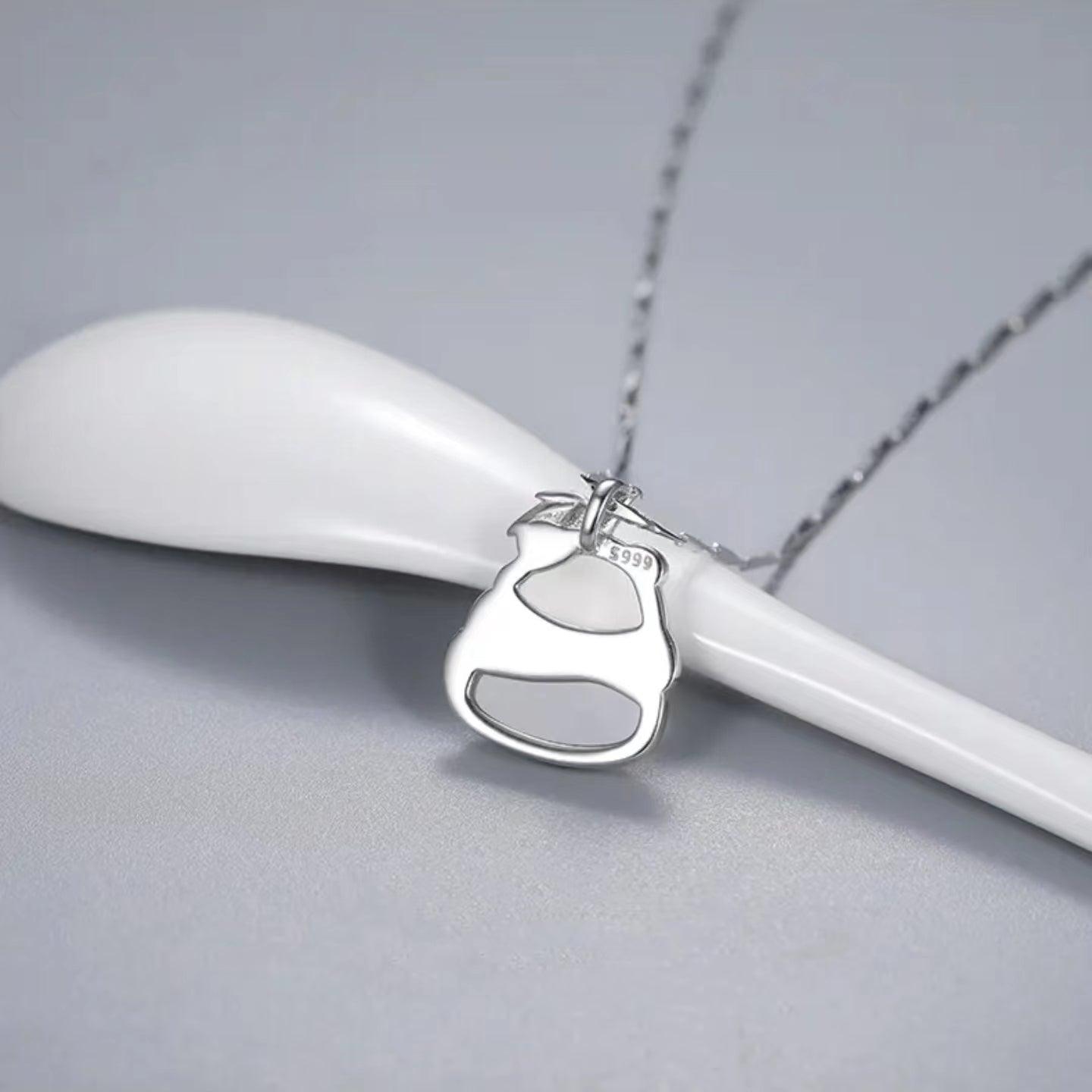 Panda Sterling Silver Necklace - LOVELY ROBIN