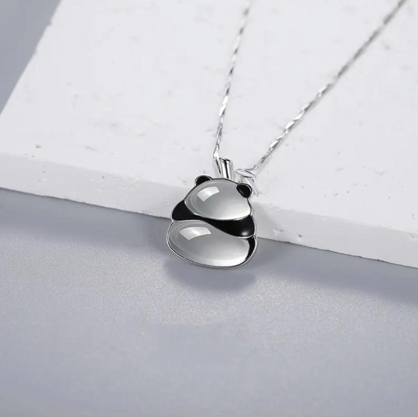 Panda Sterling Silver Necklace - LOVELY ROBIN