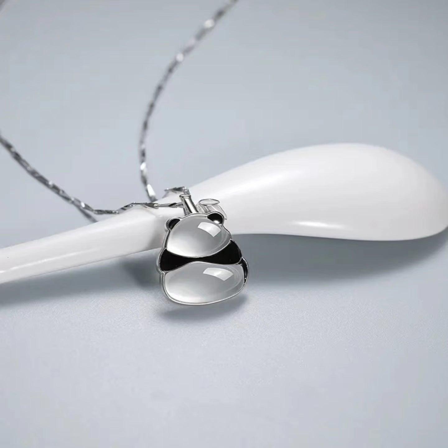 Panda Sterling Silver Necklace - LOVELY ROBIN