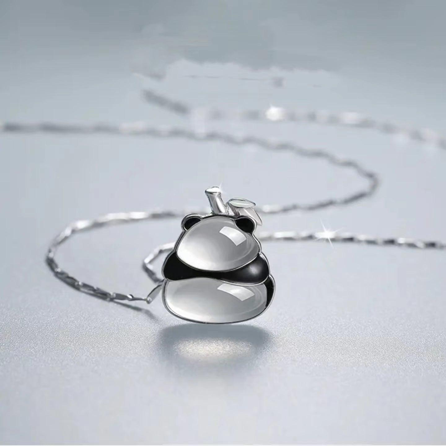 Panda Sterling Silver Necklace - LOVELY ROBIN