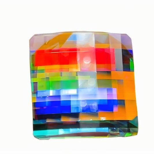 Cyber Mosaic Pixel Gemstone - LOVELY ROBIN