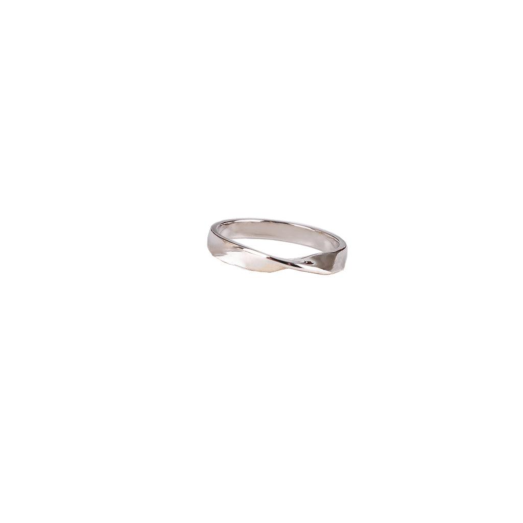 Pt999 Pure Platinum Möbius Ring - LOVELY ROBIN