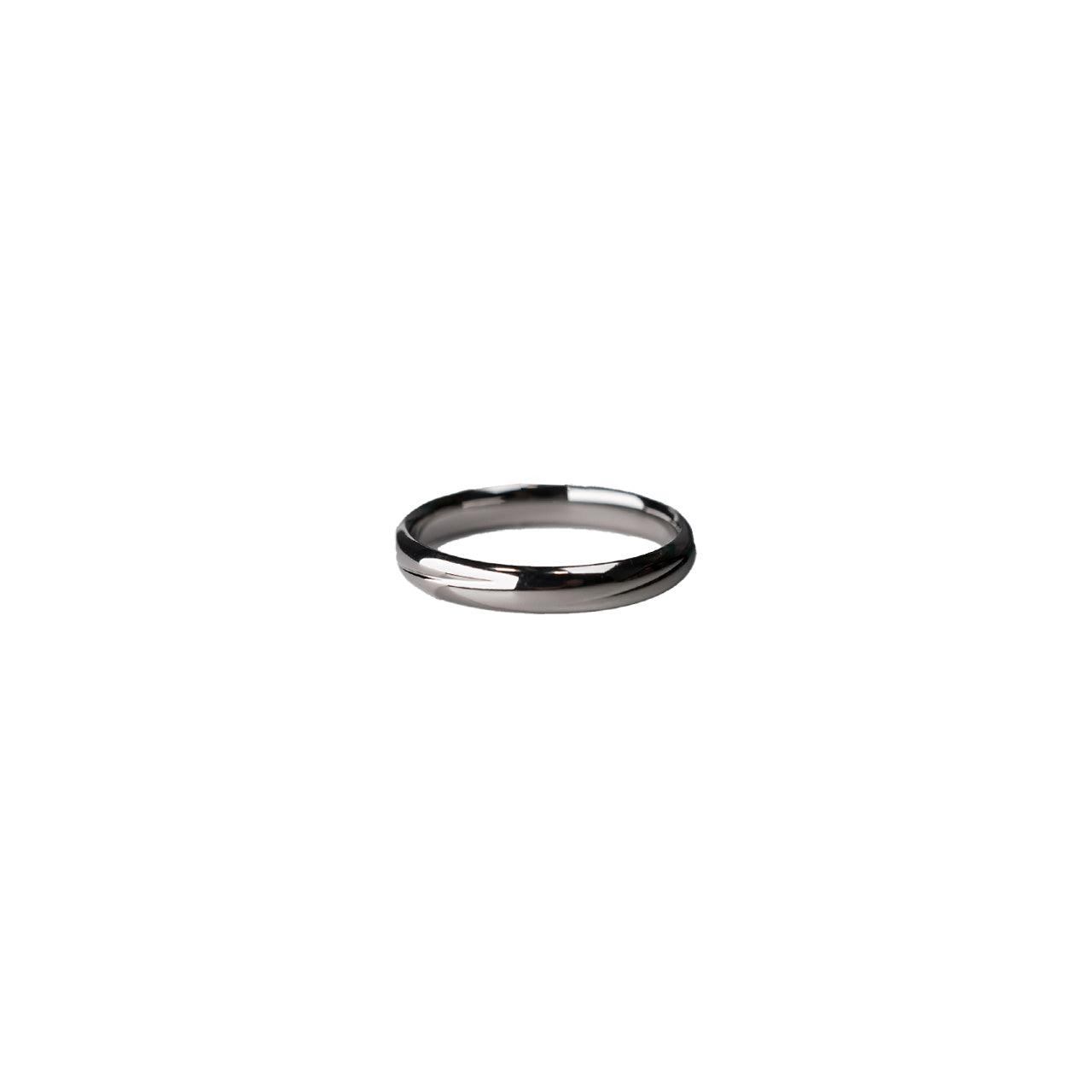 No.41 Minimalist Cool-Style Pure Niobium Ring - LOVELY ROBIN