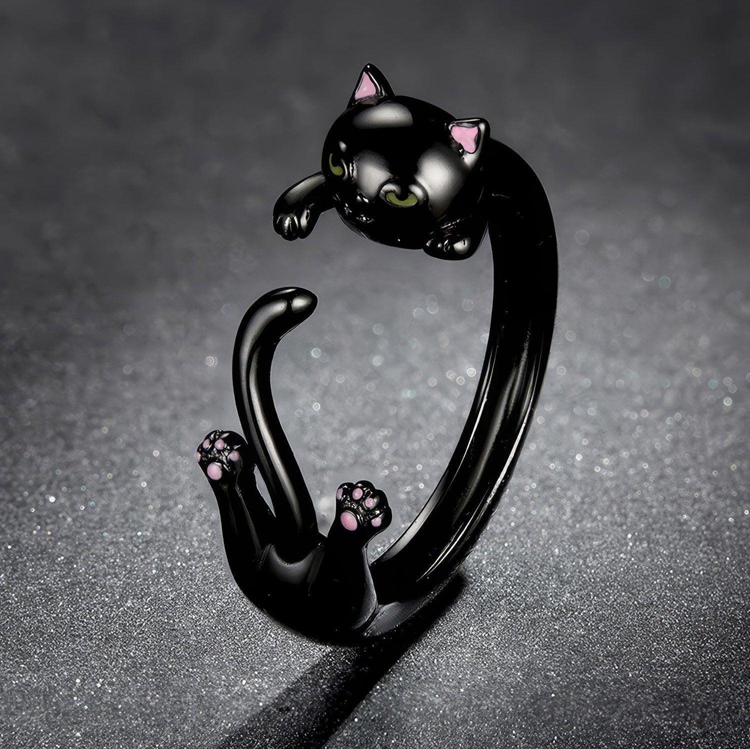 Midnight Cat Ring - LOVELY ROBIN