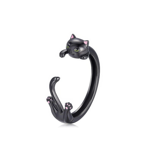Midnight Cat Ring - LOVELY ROBIN