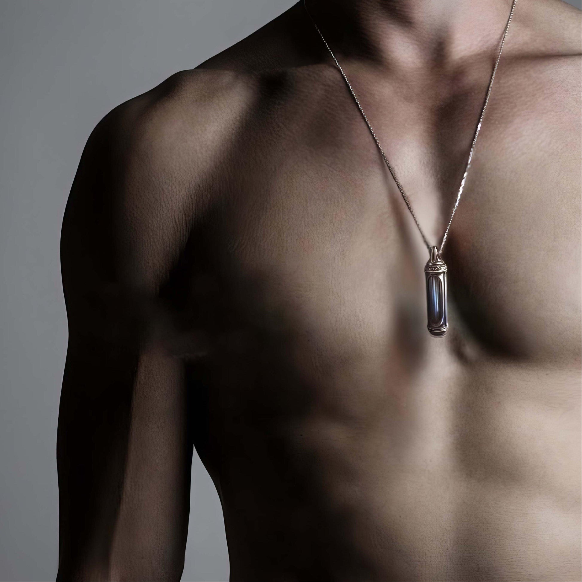 Eternal Glow Tritium Pendant Sterling Silver Necklace - LOVELY ROBIN