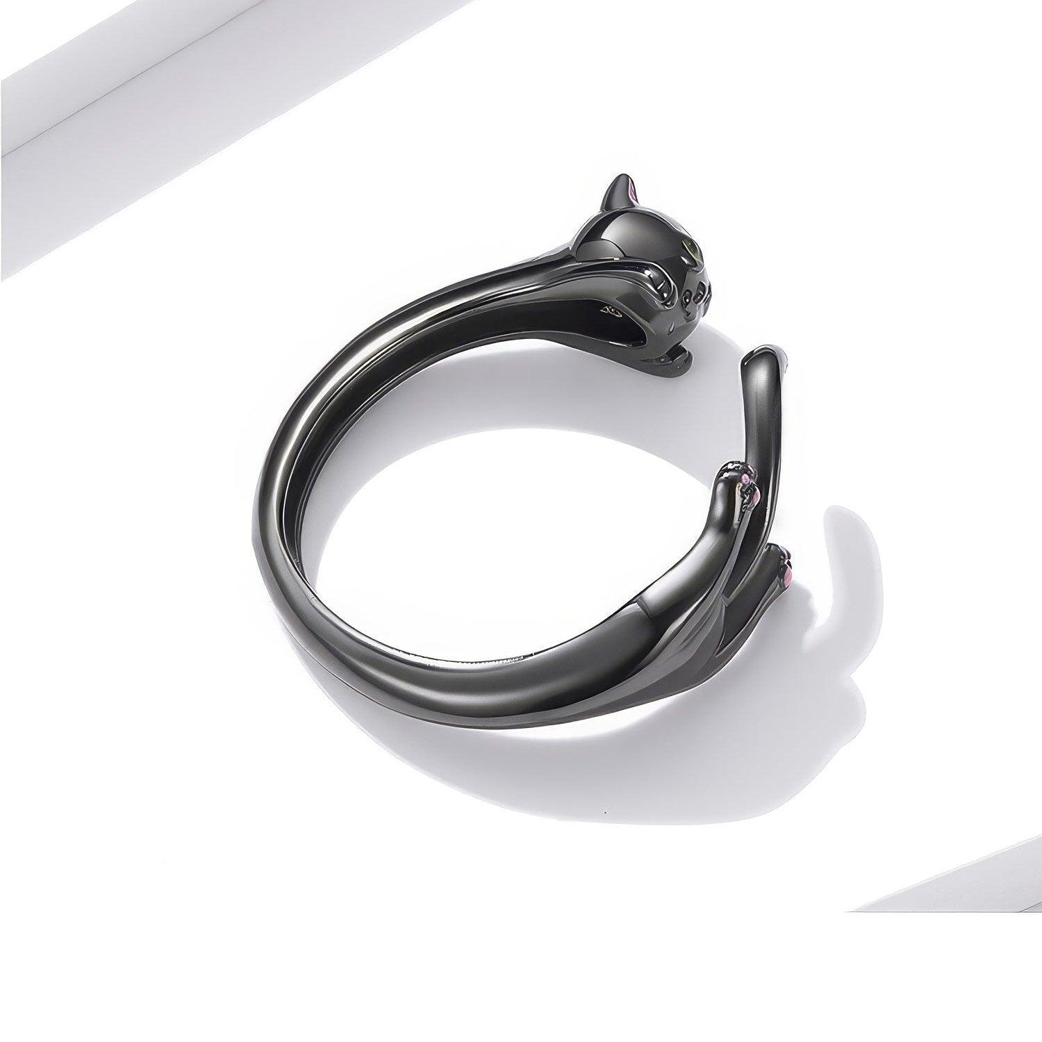 Midnight Cat Ring - LOVELY ROBIN