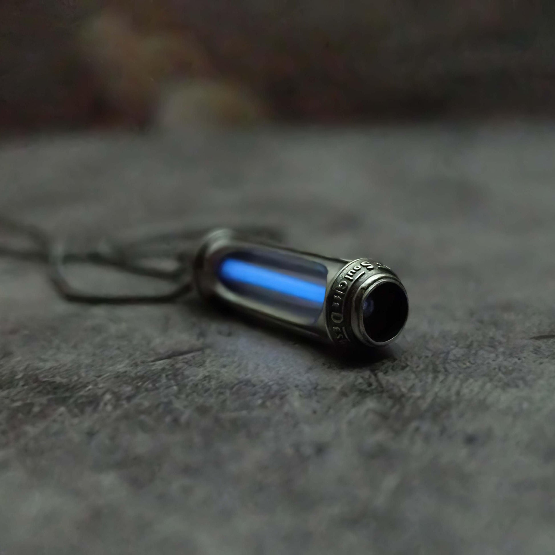 Eternal Glow Tritium Pendant Sterling Silver Necklace - LOVELY ROBIN