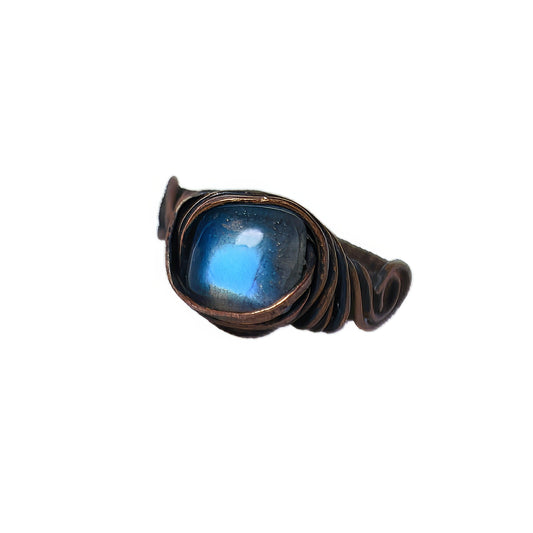 Radiant Light Labradorite Handmade Ring - LOVELY ROBIN