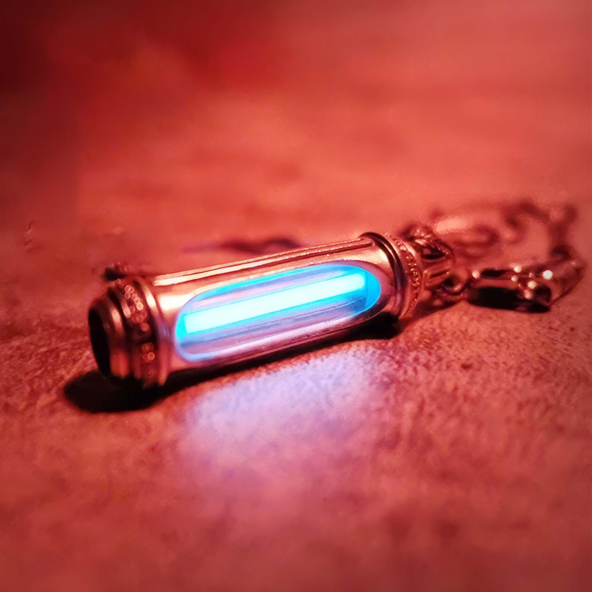 Eternal Glow Tritium Pendant Sterling Silver Necklace - LOVELY ROBIN