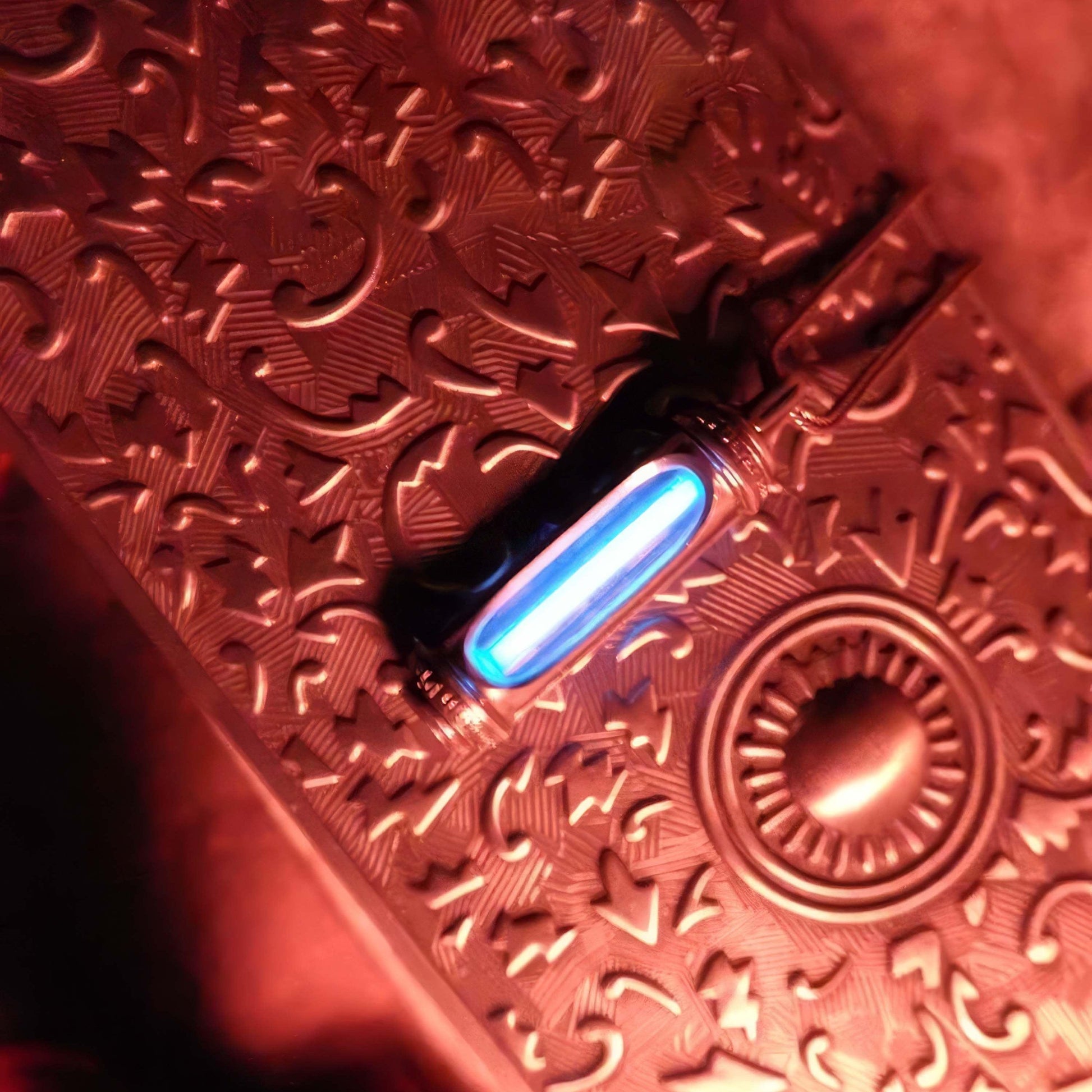 Eternal Glow Tritium Pendant Sterling Silver Necklace - LOVELY ROBIN